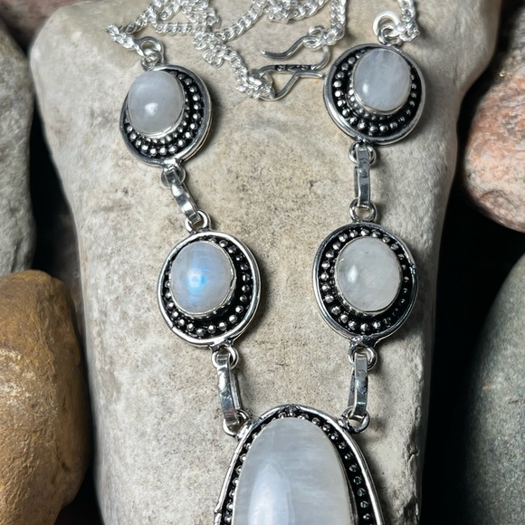 Moonstone necklace - Picture 3 of 7